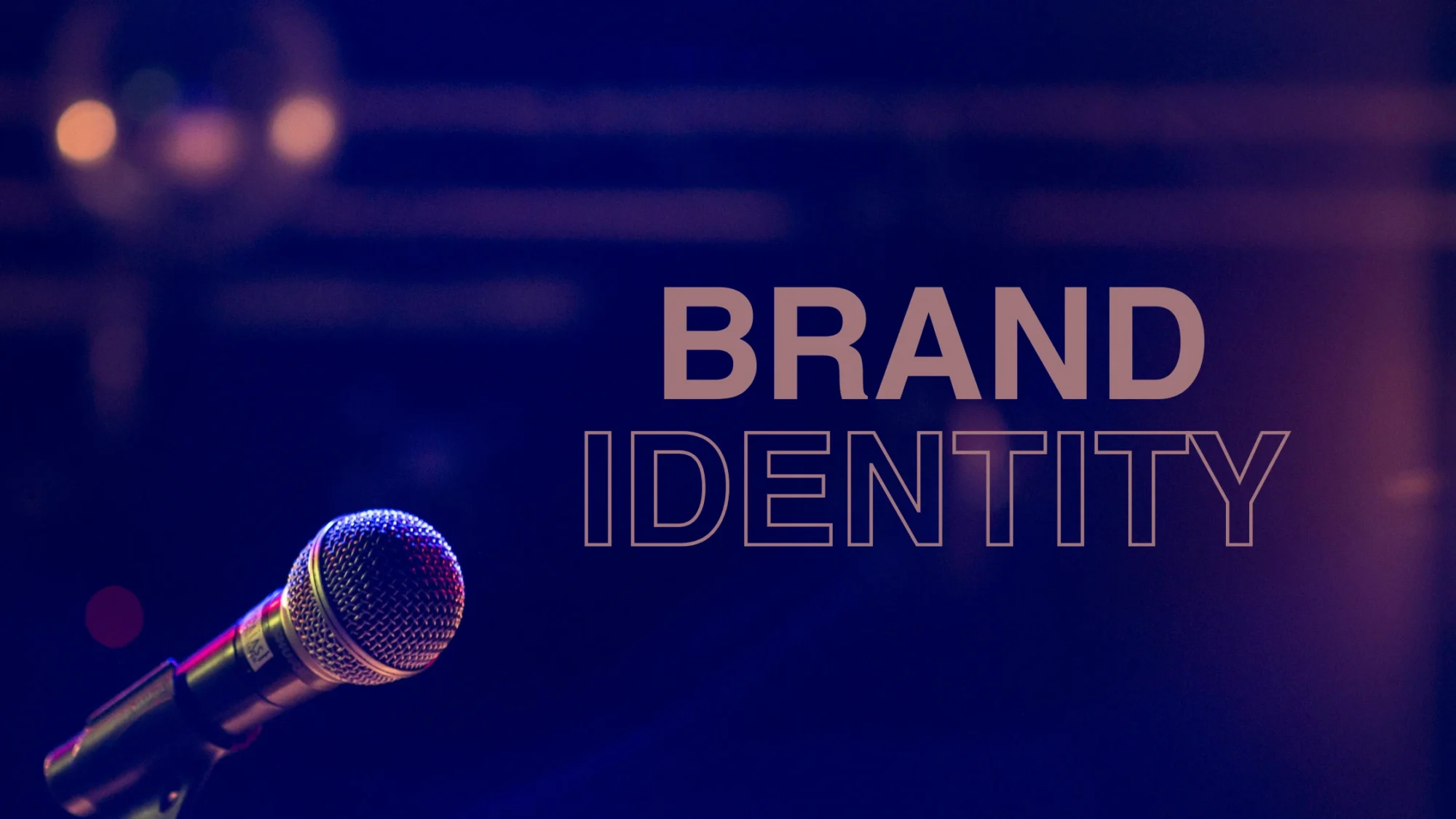 Microphone and Brand Identity
