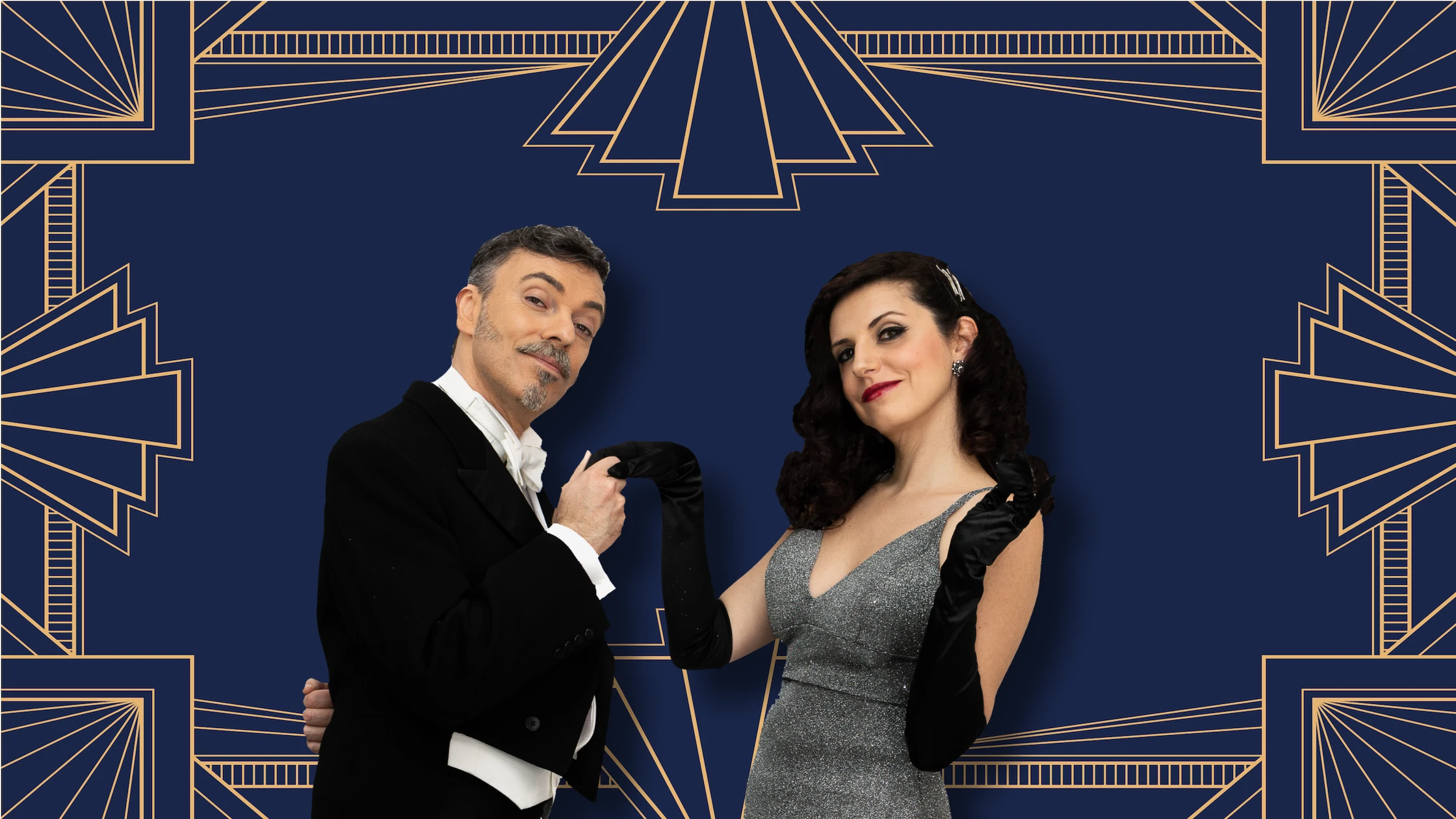 Attilio Reinhardt presentatore e Veronica Marcato