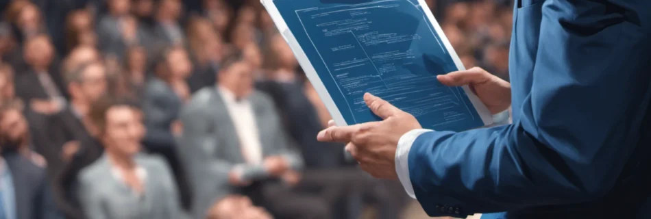 Cartellina del presentatore